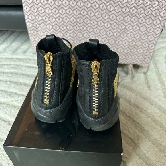 Nike Air Footscape Magista Black & Gold Sneakers - Picture 5 of 7